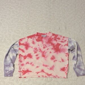 Michael Stars Cotton Tye Die Boxy Sweater Size XS